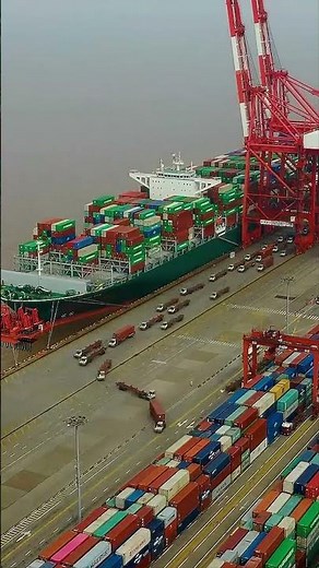 Robots Rule The Sea 🤖🌊world’s most advanced AI port