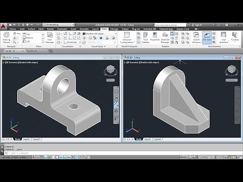 AutoCAD 3D Basics Training Exercises - 2 of 3