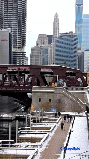 famous Chicago L train with Christmas lights | Chicago Epic