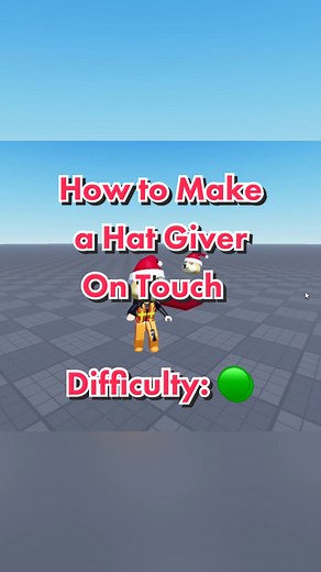 How to Make a Hat Giver On Touch in Roblox Studio