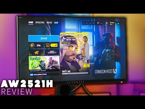 A 25" 360Hz Gaming Monitor - Alienware AW2521H Gaming Monitor (2021) Review