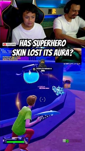 Has superhero skin lost its aura? 🥷 #romike2013 #fortnite