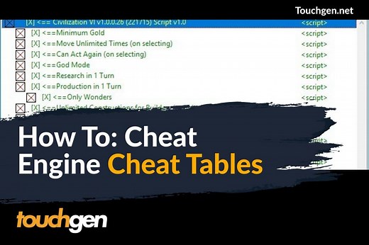 How To Use Cheat Engine Tables (.CT Files) - Touchgen