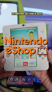 The 3DS eShop is back!!