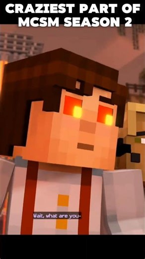 Craziest part of MCSM Season 2 #minecraft #mcsm #minecraftstorymode #crazy #omg