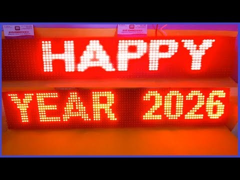 Digital New Year Greeting Board Using P10 LED Display