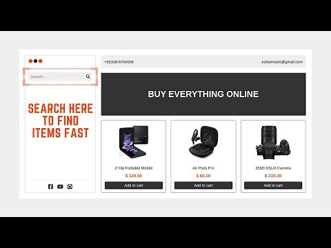 Search Bar Using JavaScript | Working Search Bar