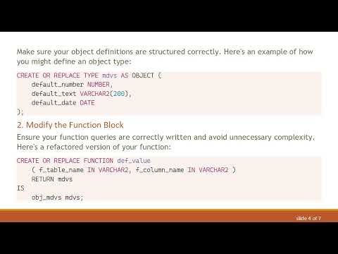 Resolving the PL/SQL: SQL Statement ignored and ORA-00911: invalid character Errors in Oracle SQL