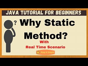 Static Method in Java | Java for Beginners