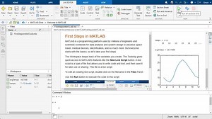 First Steps in MATLAB