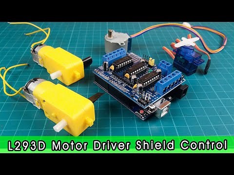 Motor driver shield control (L293D IC)