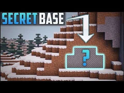 Minecraft: How To Build A Secret Base Tutorial (#7)