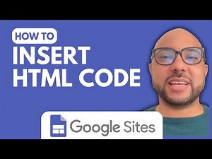 How to Insert HTML Code in Google Sites