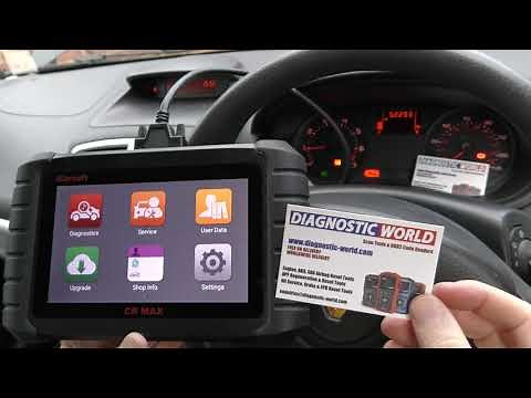 Turn Off Reset Renault Check Engine Spanner Wrench Graph Icon Warning Light with iCarsoft CR MAX