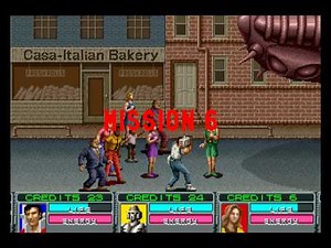 Alien Storm 3 player Netplay arcade game