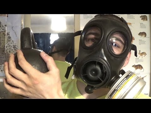 Is breathing through a respirator/gas mask hard?