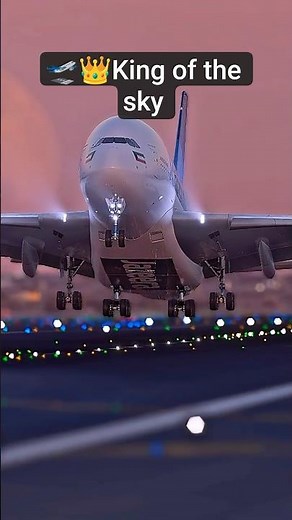 Superjumbo A380 Taking Off from Dubai 🌆🛫 | Powerful Heavy Departure #shorts #aviation