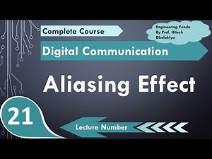Aliasing or Effect of Under Sampling | Generation of Aliasing | Effect and Solution of Aliasing