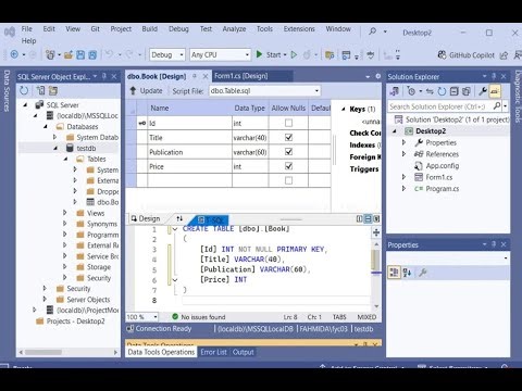 SQL server database connection with C#.NET