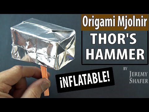 Thor's Hammer -- Make Mjolnir out of paper!