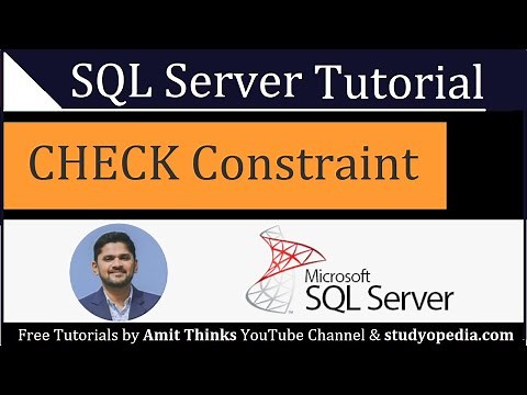 SQL CHECK Constraint | SQL Server Tutorial for Beginners