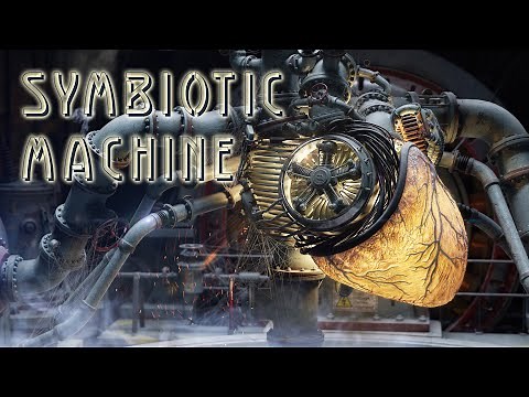 Industrial Engine Ambience ⚙ | ASMR | Machine sounds, creaks, electricity sparks with a heartbeat