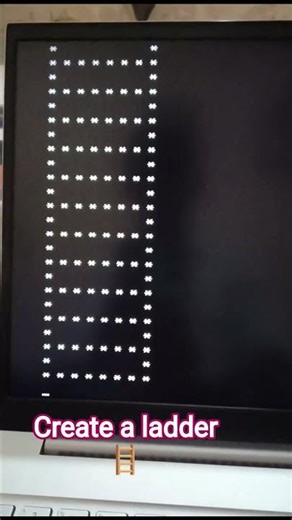In this video, I have created a Ladder Pattern program using C language. 🪜🪜#coding #viral