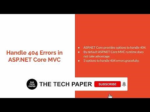 How to handle 404 errors in ASP.NET Core MVC?