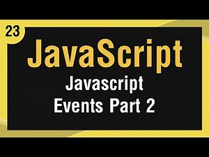 Learn JavaScript In Arabic #23 - Events Part 2 - onkeydown, onkeypress, onkeyup
