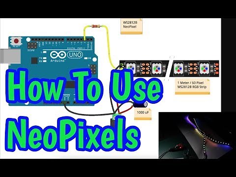 HOW TO USE WS2812B NEOPIXELS WITH FASTLED ON ARDUINO