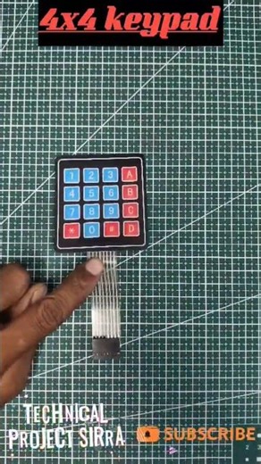 🔥4x4 Keypad Module Explained | Arduino Project Tutorial🔥#ytshorts #viral #keyped #diy #youtubeshorts