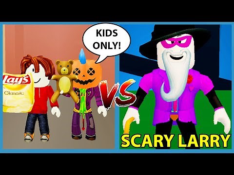 KIDS ONLY CHALLENGE VS SCARY LARRY!! - Roblox Break In