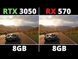 RTX 3050 VS RX 570 8GB - BENCHMARK TEST IN 16 GAMES