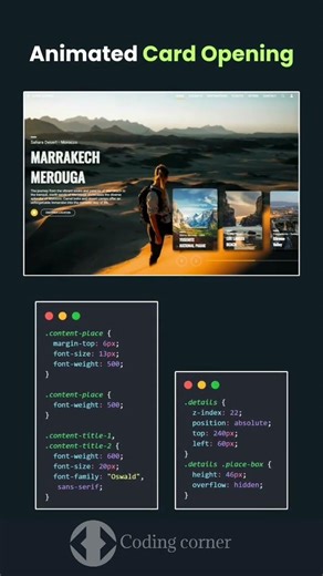 Animated Card Opening using HTML CSS JavaScript #coding #webdesign #viral #shorts