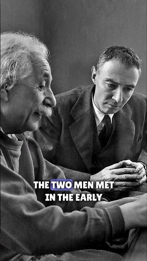 Oppenheimer and Einstein