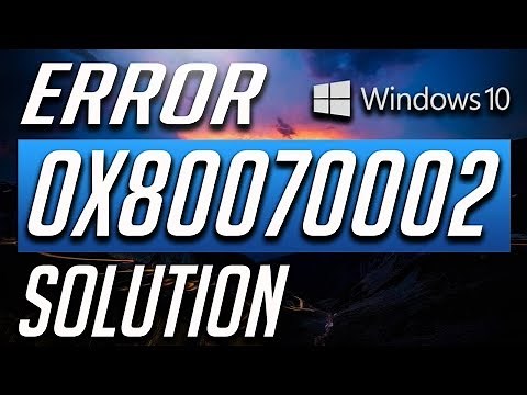 How to fix .NET Framework 3.5 Error 0x80070002 in Windows 10