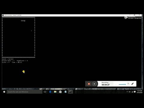 Create your own Game using command prompt (cmd)