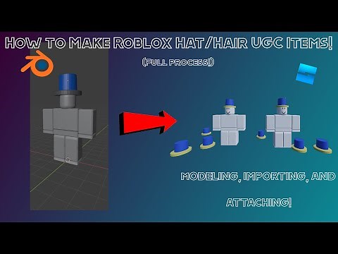 How to Make Roblox UGC Hat/Hair! (FULL PROCESS!) | Roblox UGC