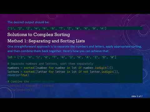 Mastering Complex Sorting in Python