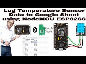 Log DHT11 sensor Data to Google Sheet using NodeMCU ESP8266, Make your own Weather Station IoT