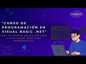 ¡Crea tu PRIMERA aplicación en Visual Basic .NET desde CERO! [Fácil y Rápido para PRINCIPIANTES]