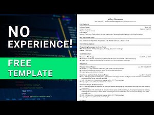 How to Make a Computer Science Resume With No Experience?