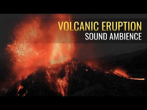 🌋Volcano Sound Ambience | Lava and Rumbling Sound Effects