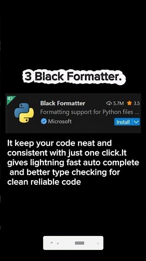 🚀 Boost Productivity With These 5 Must‑Have VS Code Add‑ons. #vscode #python #blackbox