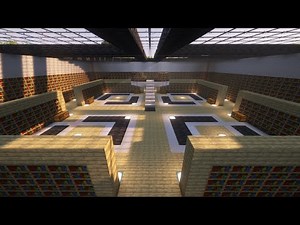 giant underground library in minecraft | how to build