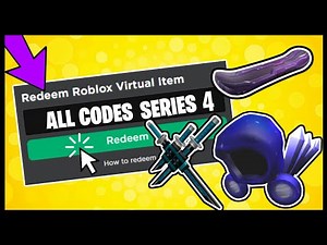 ALL ROBLOX TOY CODE ITEMS! (SERIES 4 SHOWCASE)