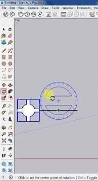 How to do a circular array in SketchUp