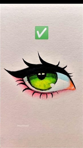 how to draw Anime Eyes #drawing #tutorial #anime #shorts