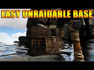 How To Build an Unraidable Raft Base on ARK - Quick and Easy W/ No Metal