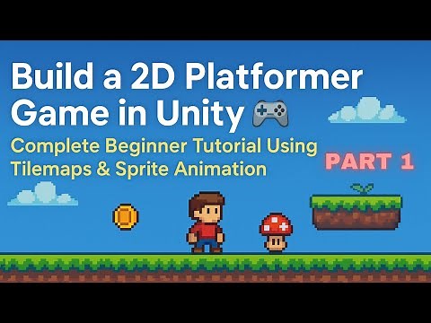 Build a 2D Platformer Game in Unity 🎮 | Complete Beginner Tutorial Using Tilemaps & Sprite Animation